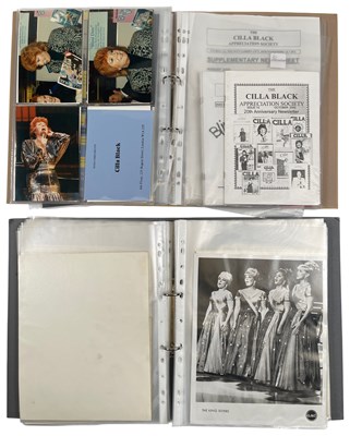 Lot 62 - POP MUSIC - PRESS AND PROMO PHOTO COLLECTION/CILLA MEMORABILIA COLLECTION.