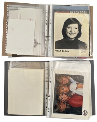 Lot 62 - POP MUSIC - PRESS AND PROMO PHOTO COLLECTION/CILLA MEMORABILIA COLLECTION.