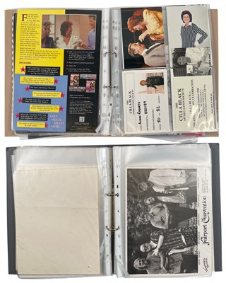 Lot 62 - POP MUSIC - PRESS AND PROMO PHOTO COLLECTION/CILLA MEMORABILIA COLLECTION.