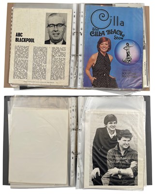 Lot 62 - POP MUSIC - PRESS AND PROMO PHOTO COLLECTION/CILLA MEMORABILIA COLLECTION.