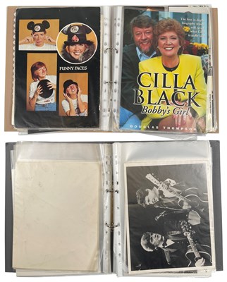 Lot 62 - POP MUSIC - PRESS AND PROMO PHOTO COLLECTION/CILLA MEMORABILIA COLLECTION.