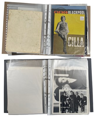 Lot 62 - POP MUSIC - PRESS AND PROMO PHOTO COLLECTION/CILLA MEMORABILIA COLLECTION.