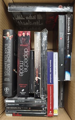 Lot 59 - DEPECHE MODE CD, DVD, CASSETTE AND BOOK COLLECTION