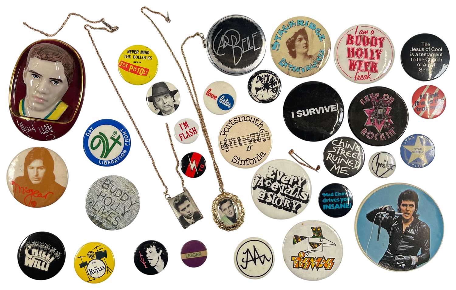 Lot 32 - 1970S PIN BADGE COLLECTION.