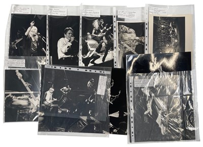 Lot 101 - THIN LIZZY / MOTORHEAD / AC/DC AND MORE - CONCERT PHOTOS INC LARGE PRINTS.