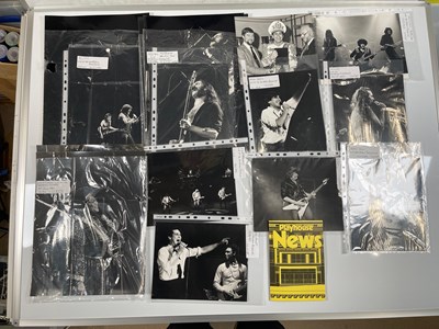 Lot 101 - THIN LIZZY / MOTORHEAD / AC/DC AND MORE - CONCERT PHOTOS INC LARGE PRINTS.