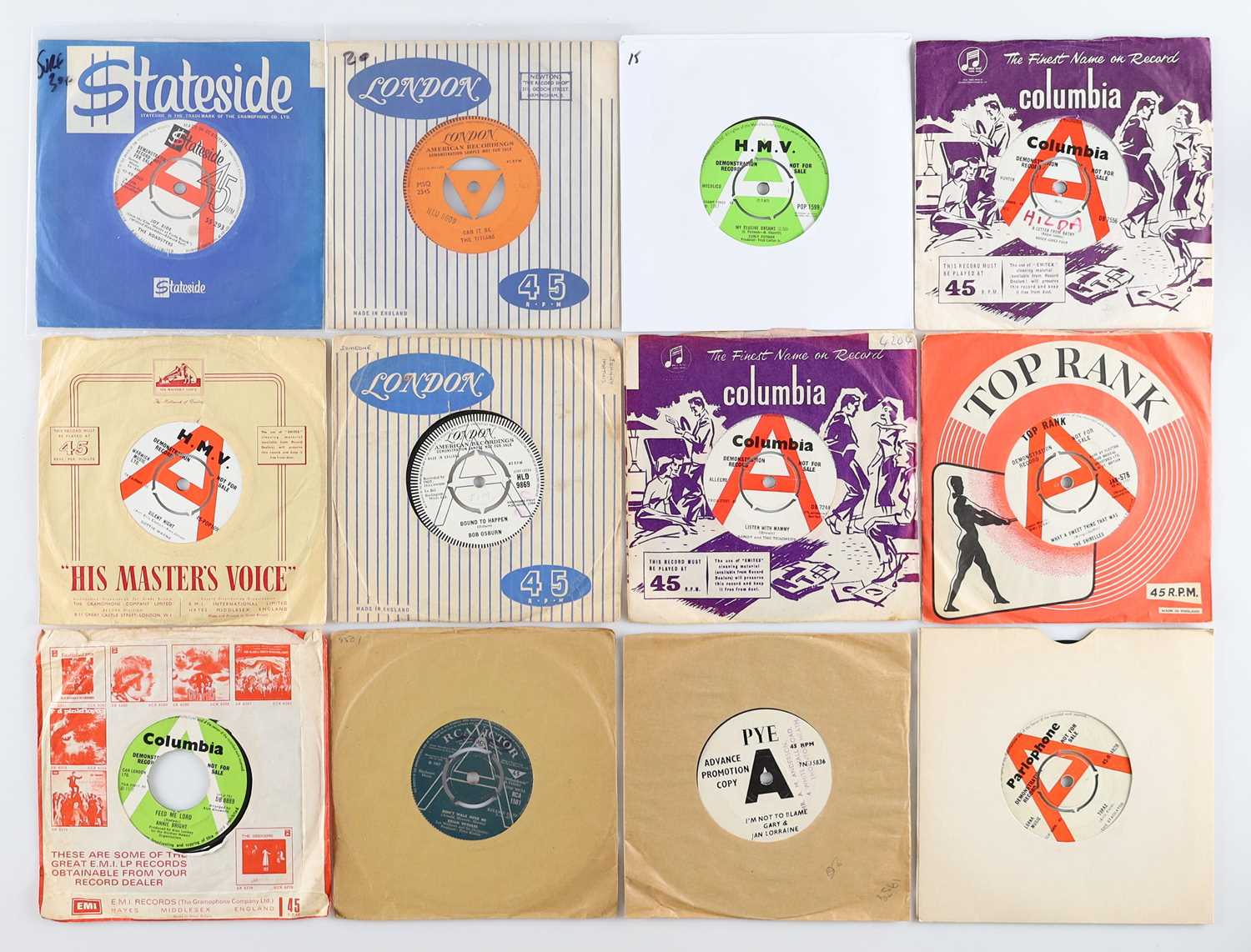 Lot 2 - UK DEMOS - 7" PACK