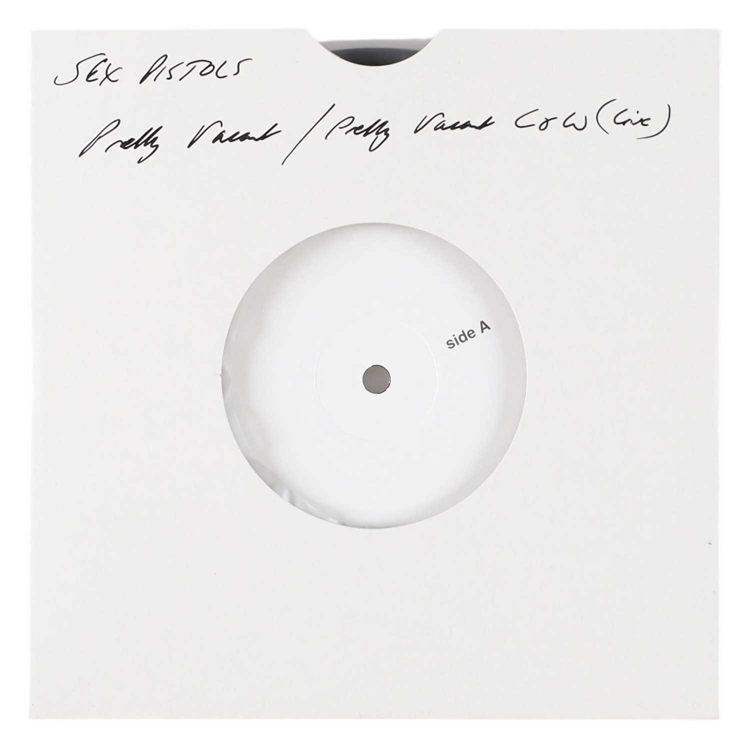 Lot 12 - SEX PISTOLS - PRETTY VACANT 7" (WHITE LABEL - SEXPISS1977(5)