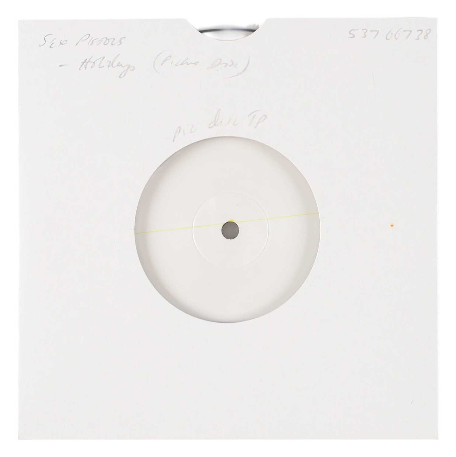 Lot 13 - SEX PISTOLS - HOLIDAYS IN THE SUN 7" (PICTURE DISC TEST PRESSING - SexPiss1977(4)
