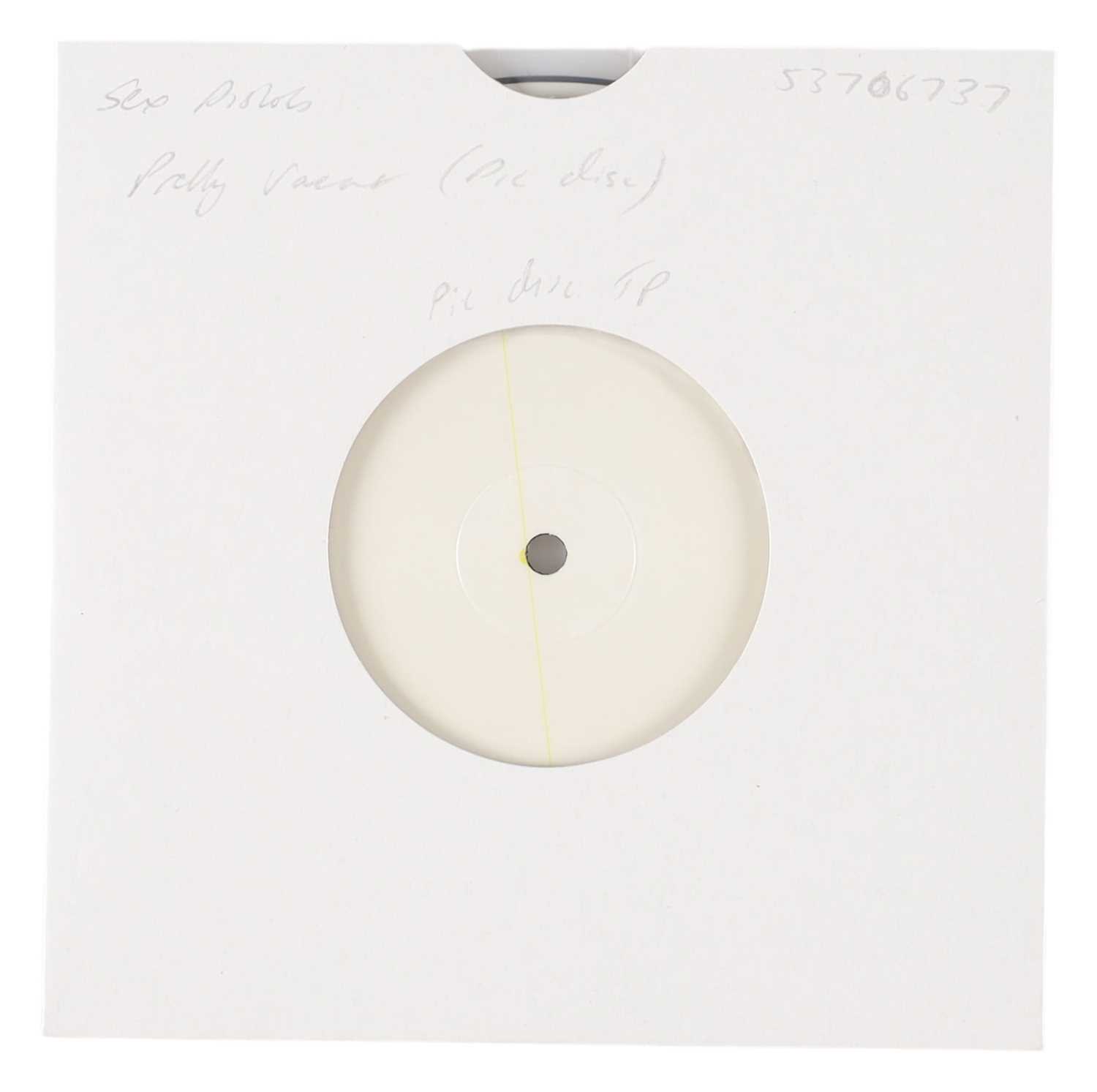 Lot 14 - SEX PISTOLS - PRETTY VACANT (PICTURE DISC TEST PRESSING - 53706737)