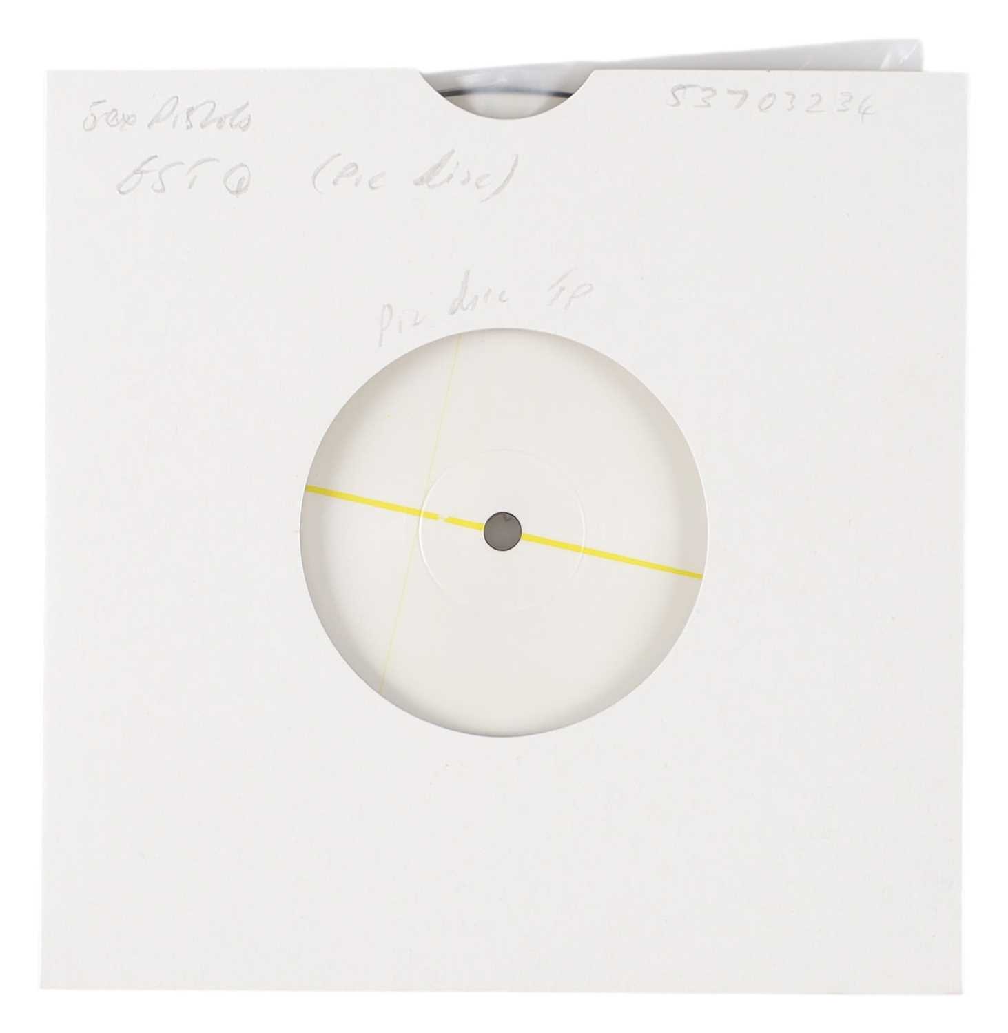 Lot 15 - SEX PISTOLS - GOD SAVE THE QUEEN 7" (PICTURE DISC TEST PRESSING - 53703234)