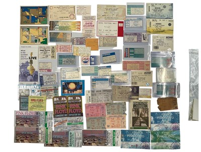 Lot 277 - PINK FLOYD - LARGE COLLECTION OF TICKET STUBS - 1970S-2010S.