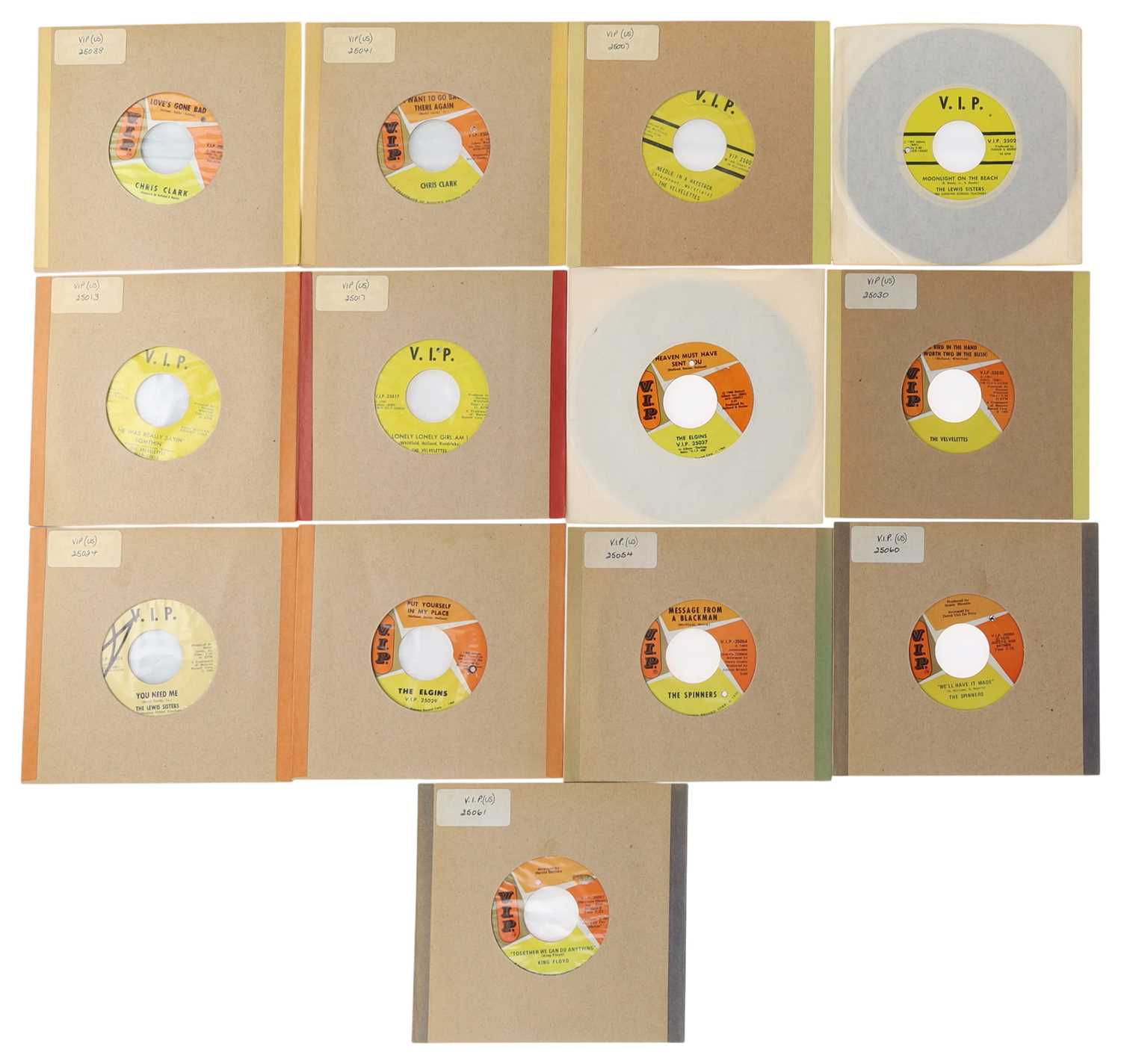 Lot 23 - USA VIP LABEL - SOUL AND NORTHERN RARITIES - 7" SINGLE PACK