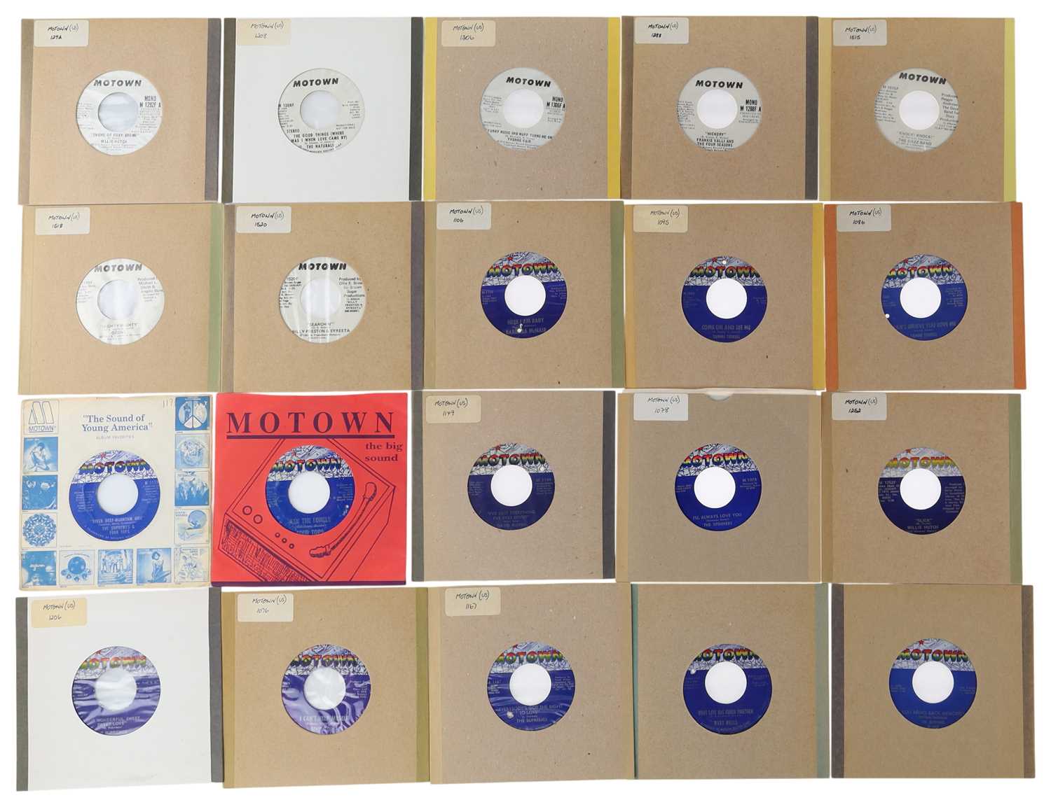Lot 24 - MOTOWN RAINBOW LABEL - 7" SINGLE COLLECTION - INCLUDES PROMOS