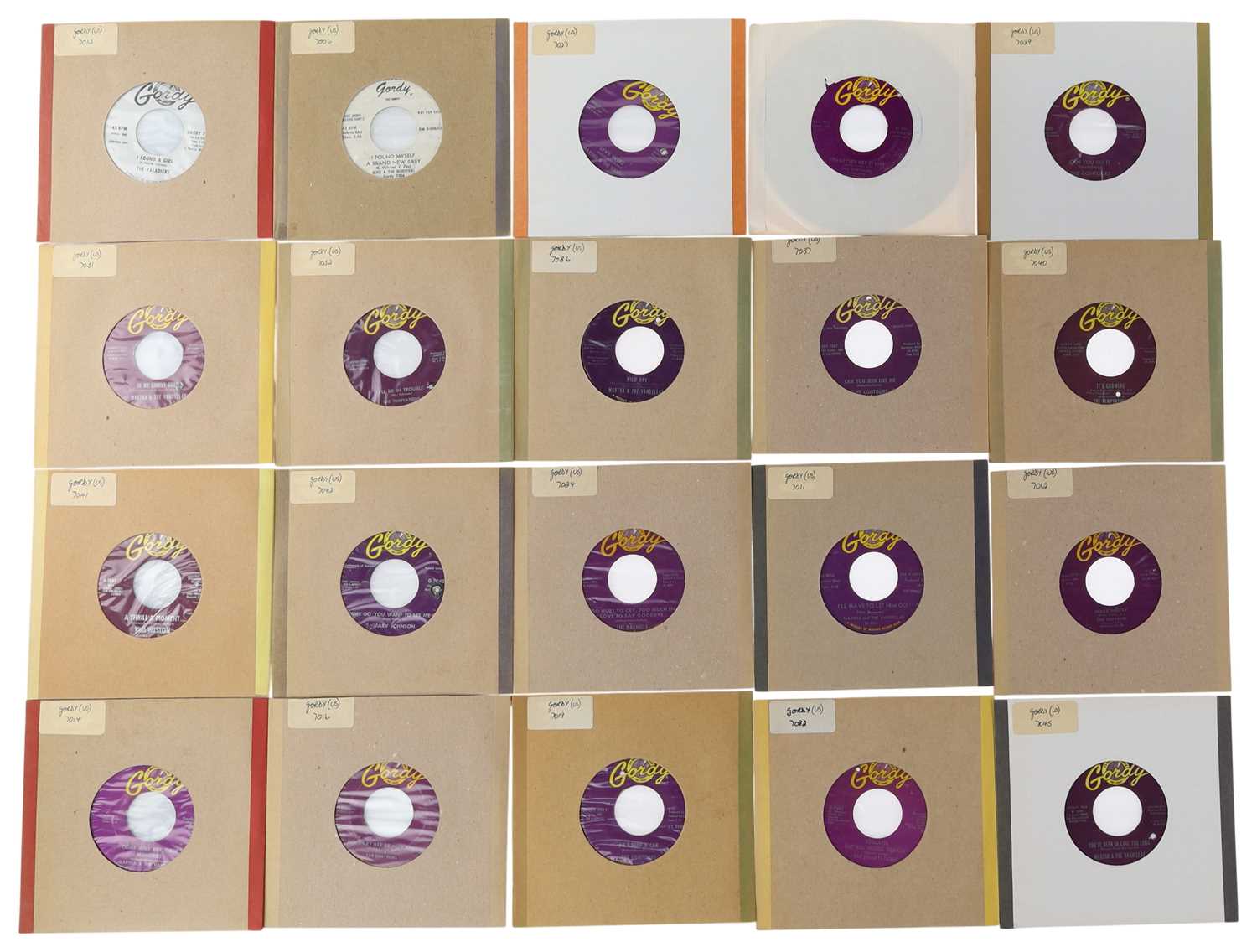 Lot 25 - ORIGINAL USA GORDY LABEL RUN - 7" SINGLE PACK - INCLUDES RARE WHITE LABELS