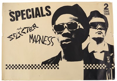Lot 92 - THE SPECIALS / THE SELECTER - ORIGINAL 2 TONE TOUR POSTER - 1979.