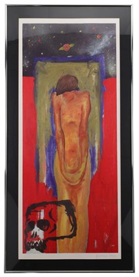 Lot 364 - BLUR - GRAHAM COXON SIGNED PRINT.