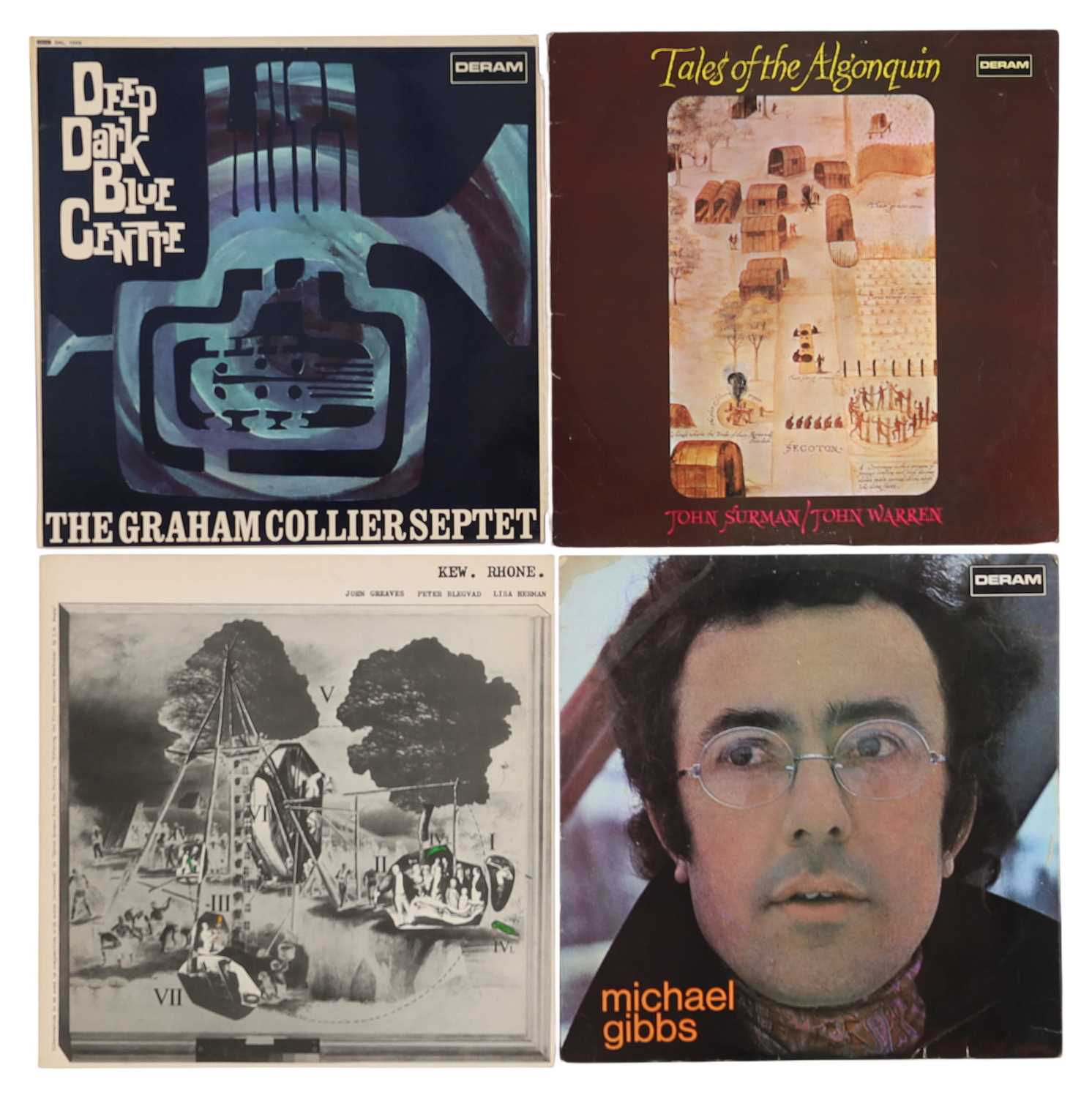 Lot 3 - BRITISH PRESS AVANT-GARDE JAZZ, POST BOP RARITIES - GRAHAM COLLIER, JOHN SURMAN + MORE