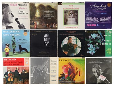 Lot 908 - LARGE COLLECTION OF CLASSICAL 2000+ LPS - HMV DECCA, EMI, COLUMBIA, PHILIPS WITH RARITIES