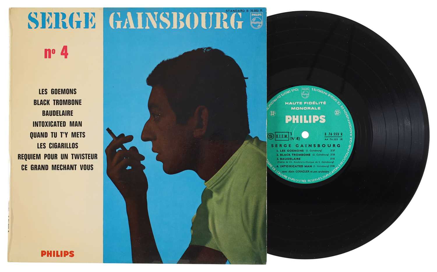 Lot 6 - SERGE GAINSBOURG - NO. 4 - SUPER RARE 1962 FRENCH 10" EP