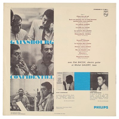 Lot 7 - SERGE GAINSBOURG - 'CONFIDENTIEL' LP - RARE 1964 FRENCH ORIGINAL