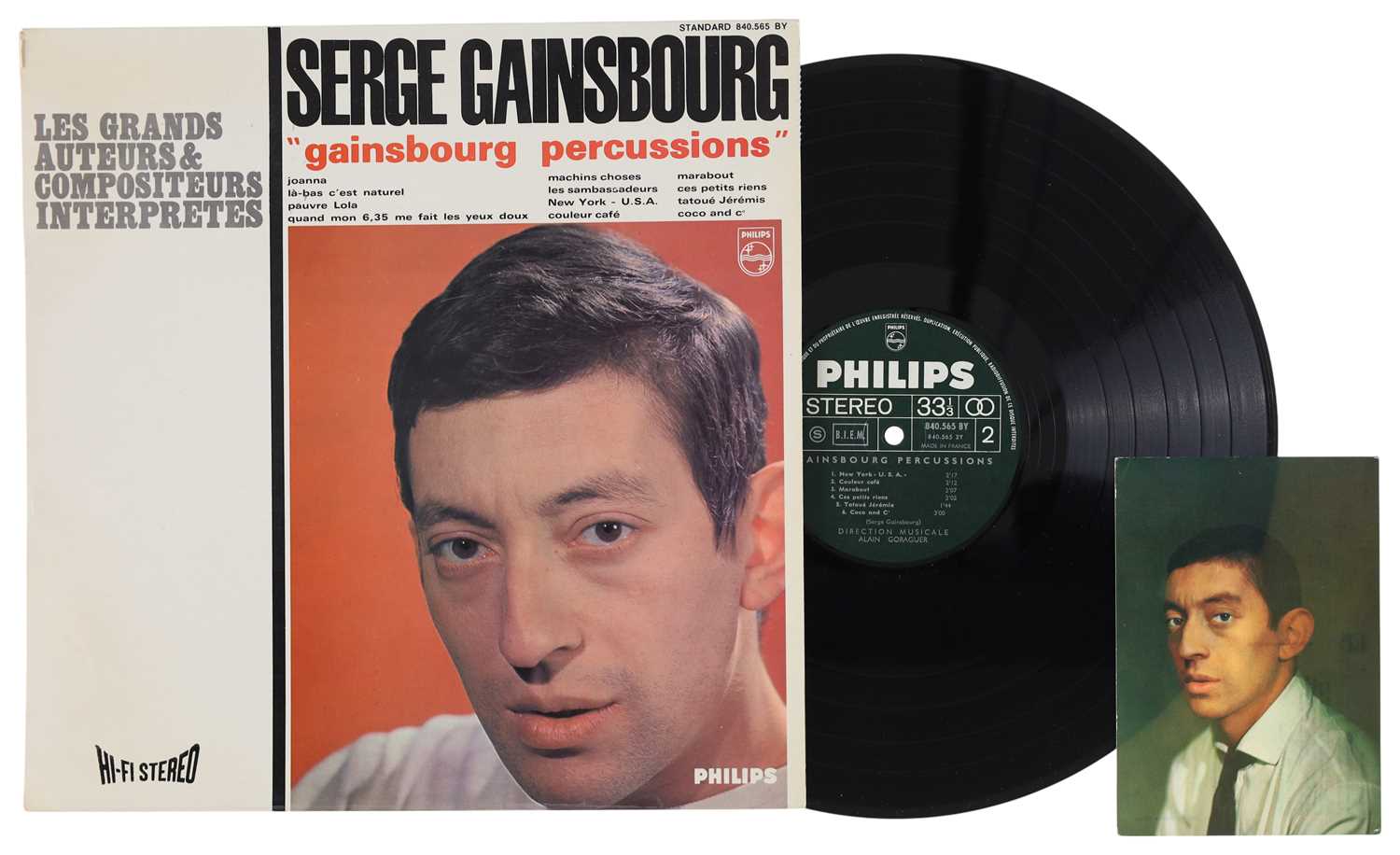 Lot 8 - SERGE GAINSBOURG - 'GAINSBOURG PERCUSSIONS' LP - 1964 FRENCH ORIGINAL