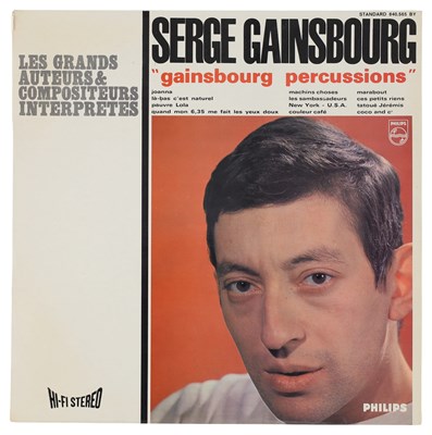 Lot 8 - SERGE GAINSBOURG - 'GAINSBOURG PERCUSSIONS' LP - 1964 FRENCH ORIGINAL
