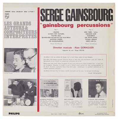 Lot 8 - SERGE GAINSBOURG - 'GAINSBOURG PERCUSSIONS' LP - 1964 FRENCH ORIGINAL