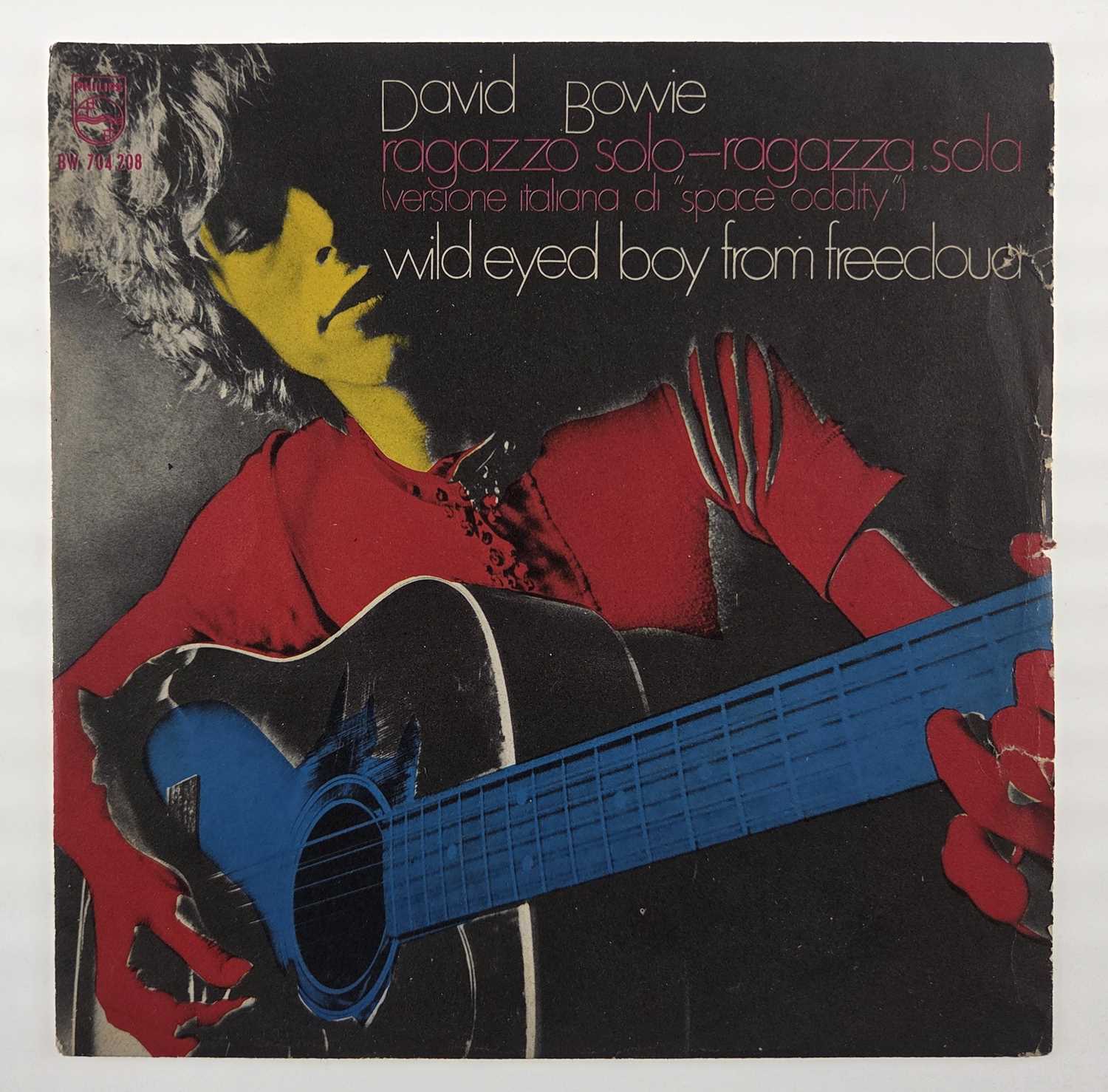 Lot 38 - DAVID BOWIE - 'RAGAZZO SOLO-RAGAZZA' - 7" ITALIAN VERSION, PICTURE SLEEVE