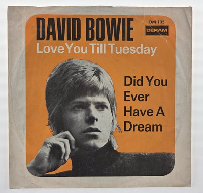 Lot 39 - DAVID BOWIE - 'LOVE YOU TIL TUESDAY' 7" - 1967 GERMAN PICTURE-SLEEVE