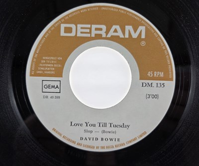 Lot 39 - DAVID BOWIE - 'LOVE YOU TIL TUESDAY' 7" - 1967 GERMAN PICTURE-SLEEVE