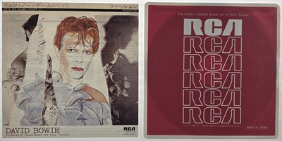 Lot 64 - DAVID BOWIE - 'FASHION / IT'S NO GAME PART 1' 7" - JAPANESE PROMO PICTURE-SLEEVE
