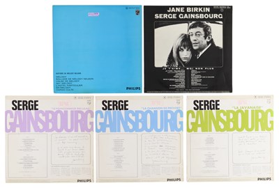 Lot 10 - SERGE GAINSBOURG ORIGINAL LP PACK - HISTOIRE DE MELODY NELSON, JANE BIRKIN + MORE