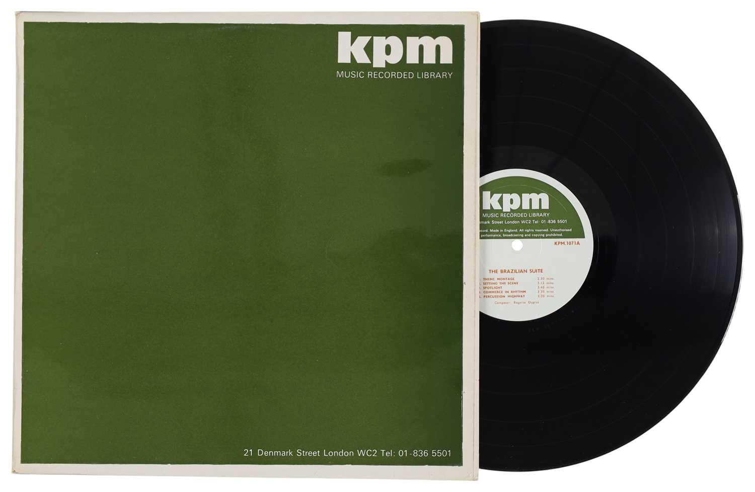 Lot 13 - ROGERIO DUPRAT - 'THE BRAZILIAN SUITE' LP - VERY RARE UK KPM LIBRARY JAZZ BOSSA