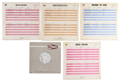 Lot 14 - TELE MUSIC LP PACK - RARE 70'S FRENCH LIBRARY - JAZZ FUNK LOUNGE PSYCH