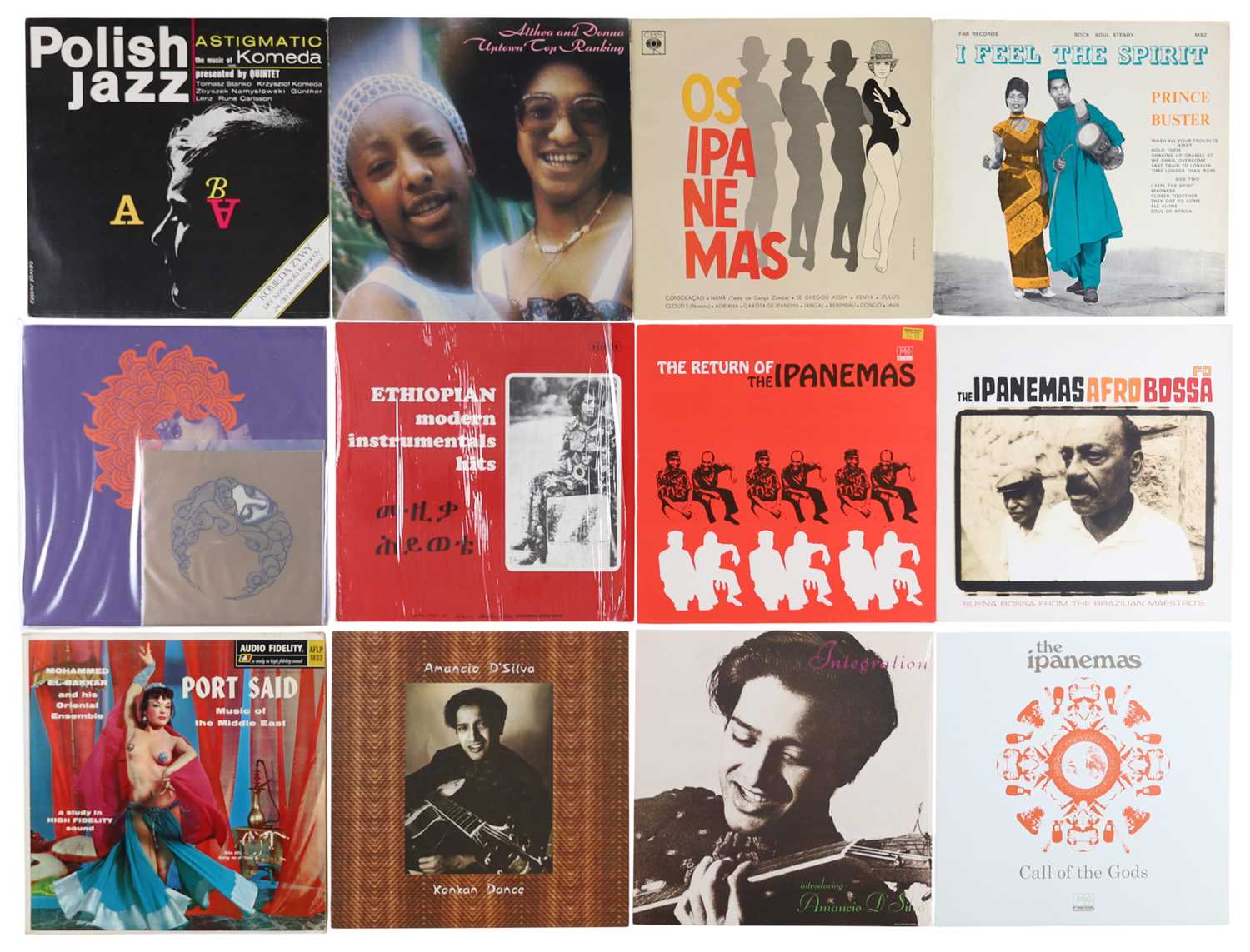 Lot 15 - EURO JAZZ, REGGAE, SAMBA & WORLD LP RARITIES - WITH REPRESS