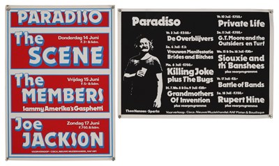Lot 395 - PUNK - AMSTERDAM PARADISO POSTERS.