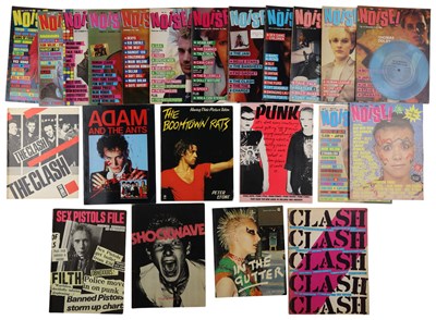 Lot 387 - PUNK - COLLECTABLE BOOKS AND MAGAZINES INC 'NOISE!'.