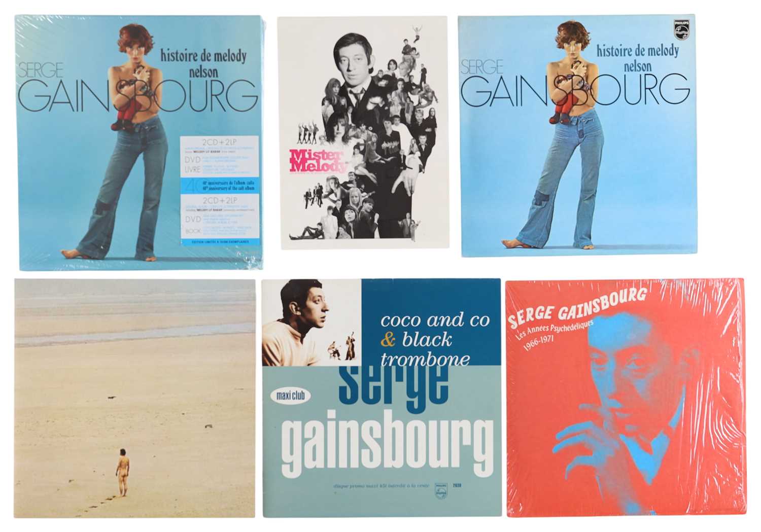 Lot 18 - SERGE GAINSBOURG & RELATED - LP, BOXSET AND CD BUNDLE