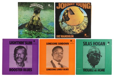 Lot 179 - BLUE HORIZON LP RARITIES INCLUDING MISSISSIPPI JOE CALLICOTT