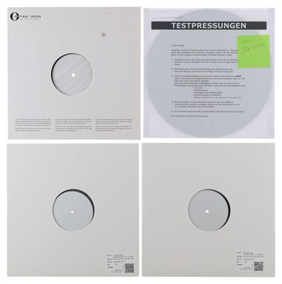 Lot 41 - OMD - SELF-TITLED; JUNK CULTURE; ENOLA GAY - WHITE LABEL TEST PRESSINGS