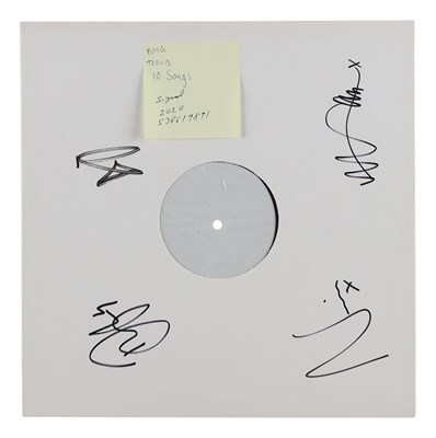Lot 101 - TRAVIS - 10 SONGS (SIGNED) - WHITE LABEL TEST PRESSING