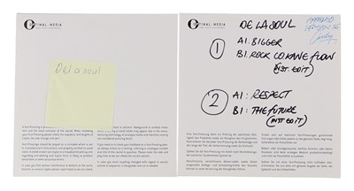 Lot 143 - DE LA SOUL TEST PRESSING 7" BIGGER / RESPECT