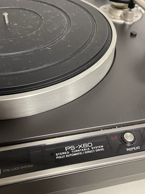 Lot 14 - SONY PS-X60 DIRECT DRIVE TURNTABLE.