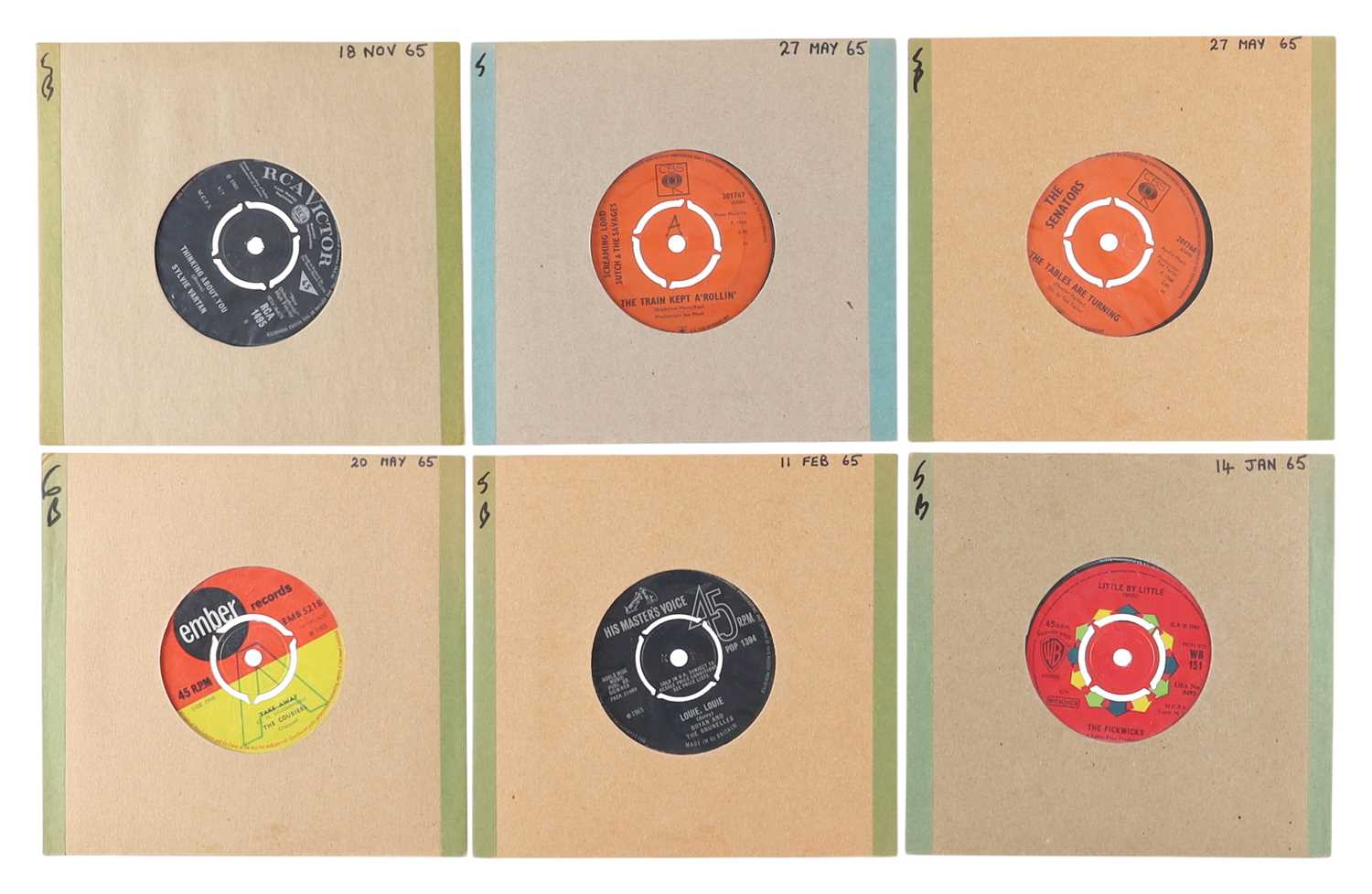 Lot 118 - UK SIXTIES POP-BEAT 7" RARITIES PACK - SYLVIE VARTAN, SCREAMIN LORD SUTCH, SENATORS