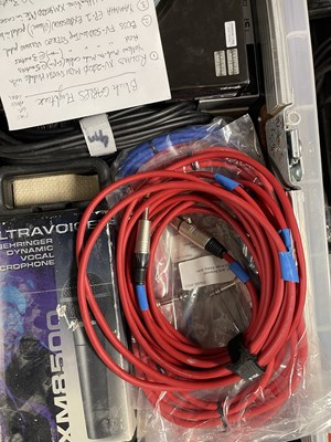 Lot 21 - MIXERS, EFFECTS, CABLING & SPARES.