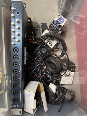 Lot 21 - MIXERS, EFFECTS, CABLING & SPARES.