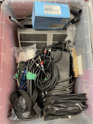 Lot 21 - MIXERS, EFFECTS, CABLING & SPARES.