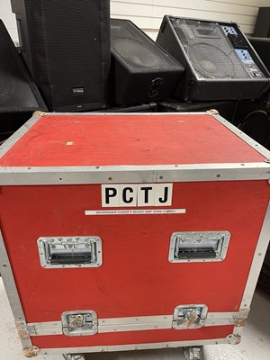 Lot 22 - PA SPEAKERS AND AMPLIFIERS.