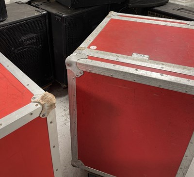 Lot 22 - PA SPEAKERS AND AMPLIFIERS.